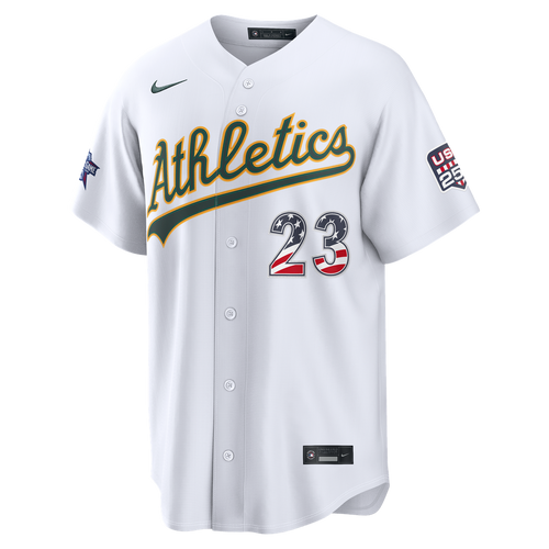 2026 All - Star Edition Stars & Stripes Athletics Shea Langeliers White Stadium Jersey