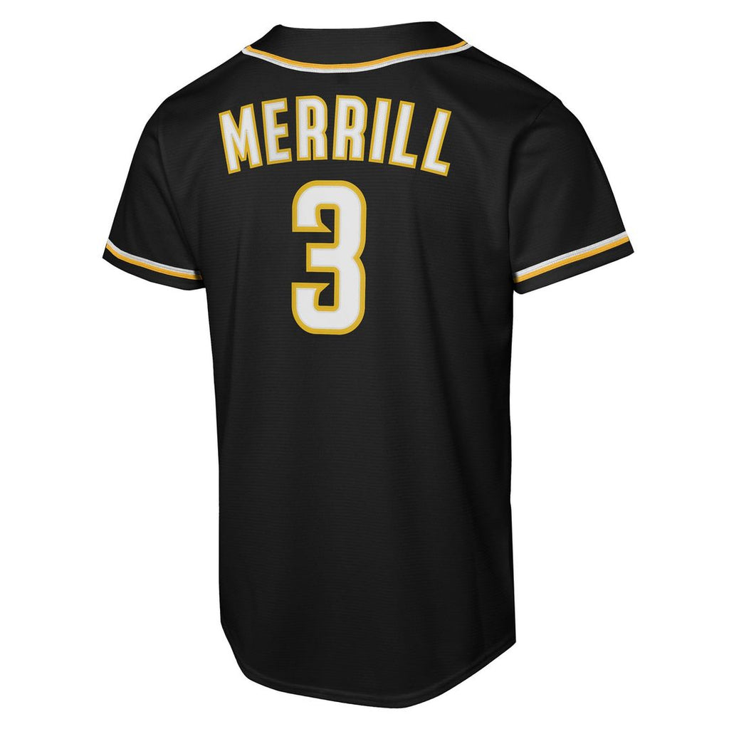 Jackson Merrill San Diego Padres Youth Fashion Replica Player Jersey - Black