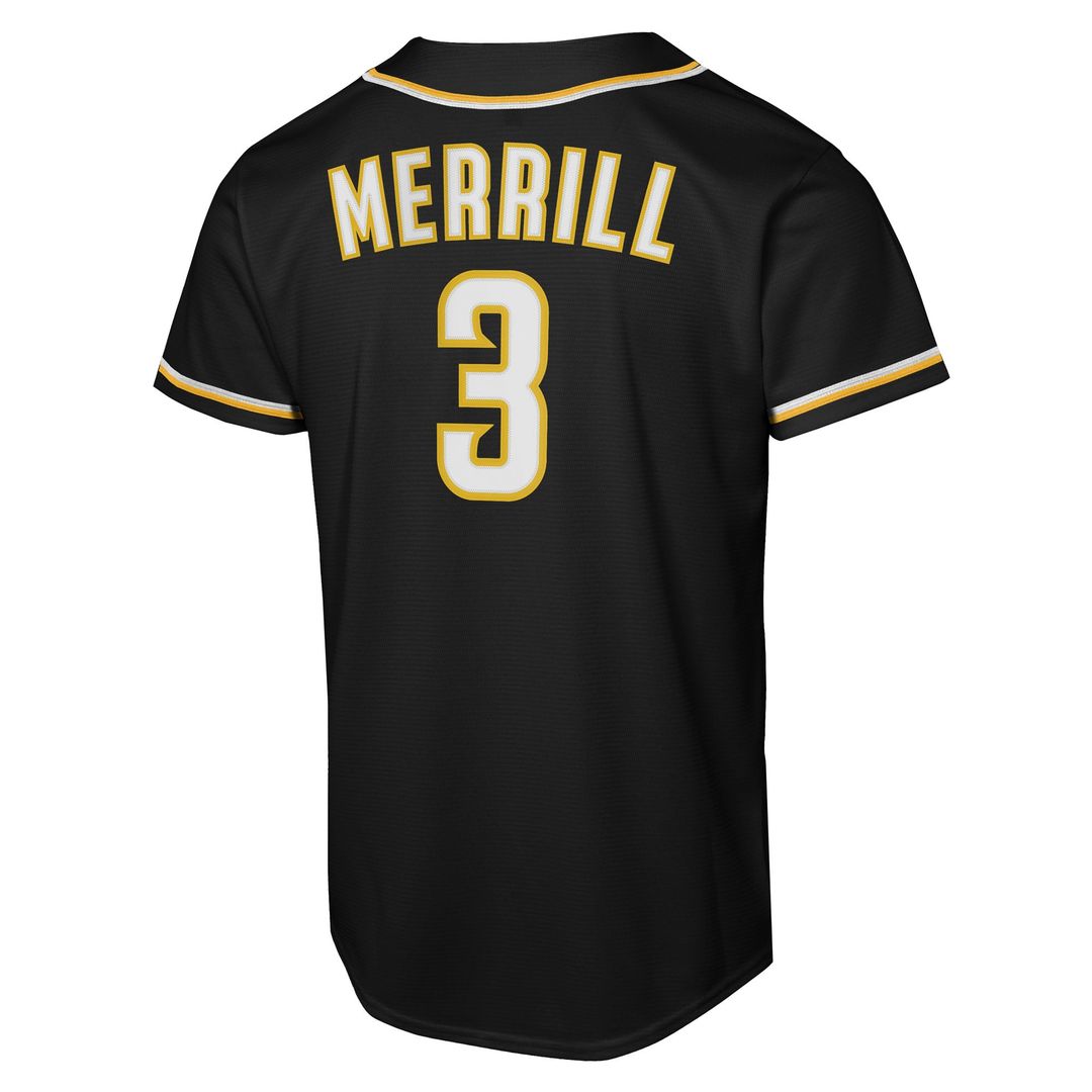 Jackson Merrill San Diego Padres Youth Fashion Replica Player Jersey - Black