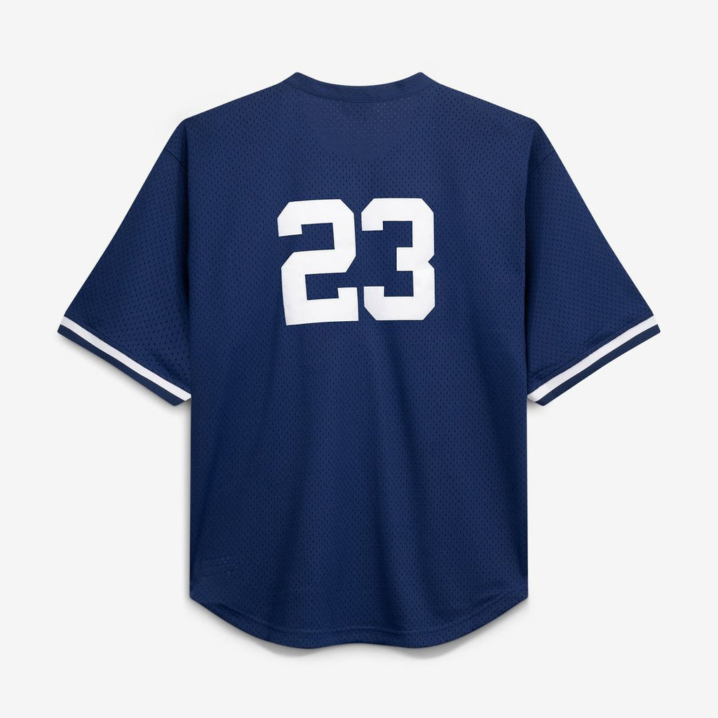 Don Mattingly New York Yankees Cooperstown Collection Big & Tall Mesh Batting Practice Jersey - Navy