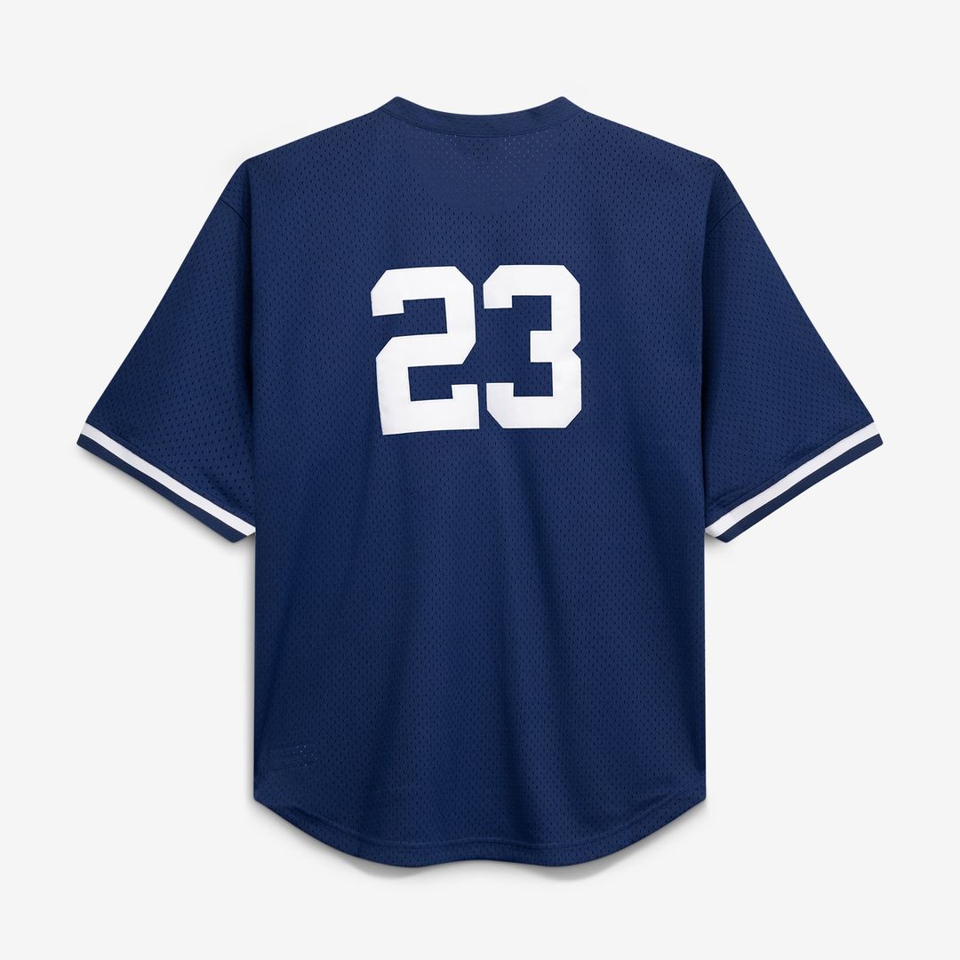 Don Mattingly New York Yankees Cooperstown Collection Big & Tall Mesh Batting Practice Jersey - Navy