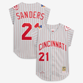 Deion Sanders Cincinnati Reds 1997 Authentic Jersey - Gray