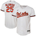 Pete Alonso Baltimore Orioles Youth Home Baseline Jersey - White