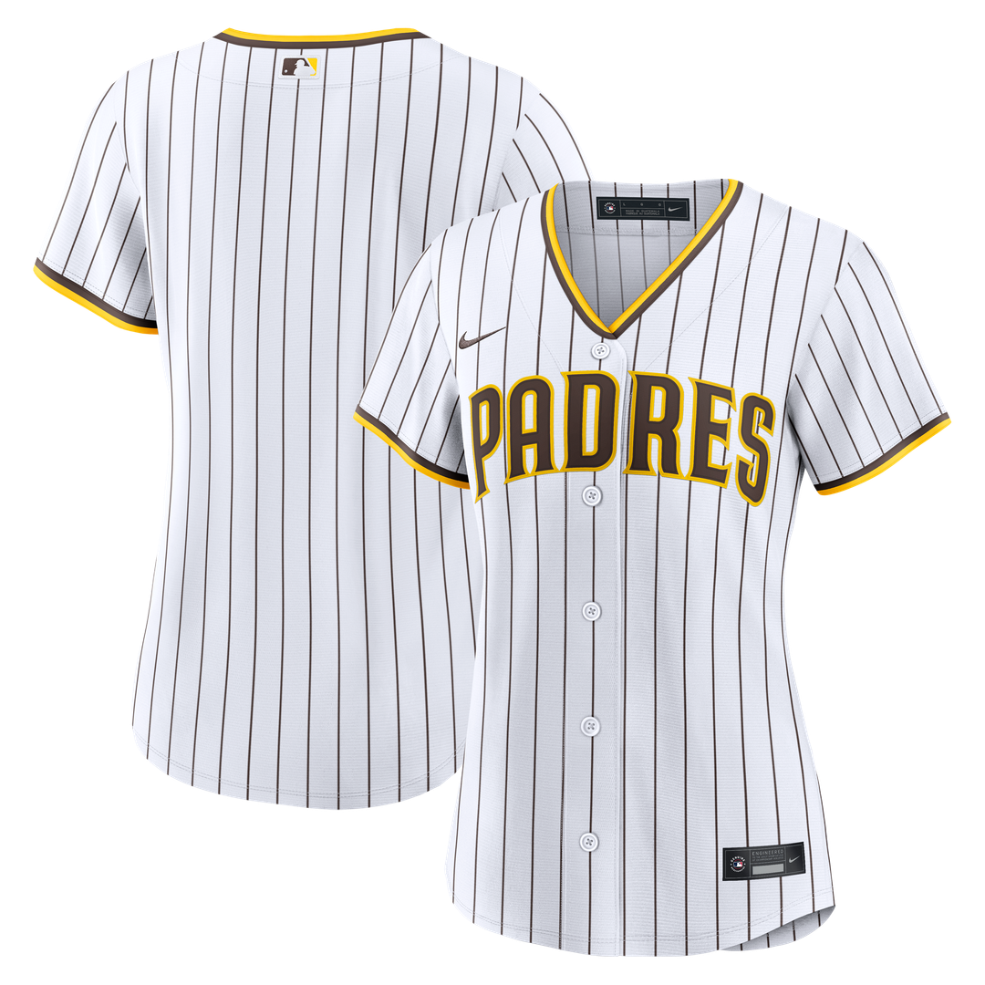 San Diego Padres Women's Home Replica Jersey - White