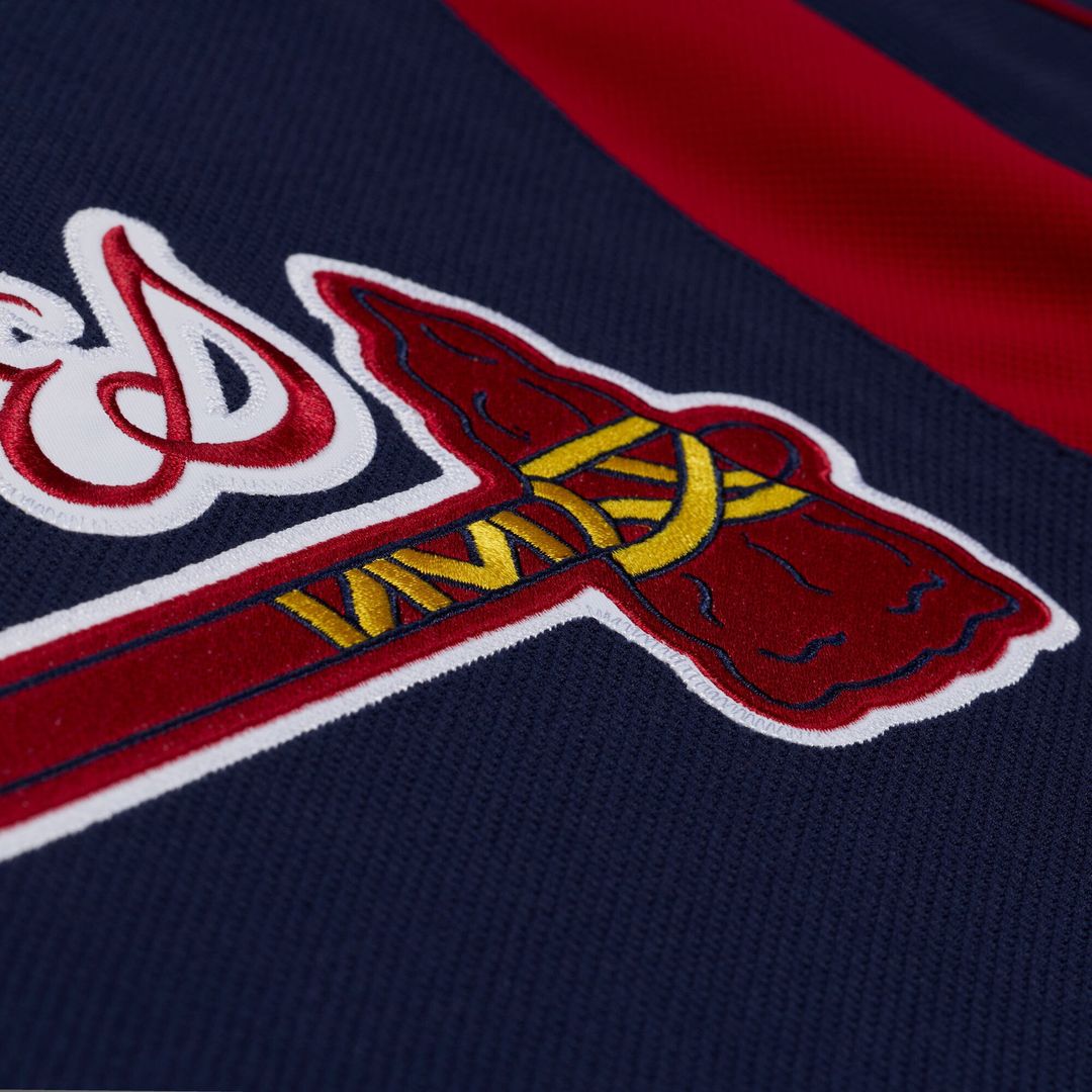Andruw Jones Atlanta Braves Authentic Batting Practice Jersey - Navy