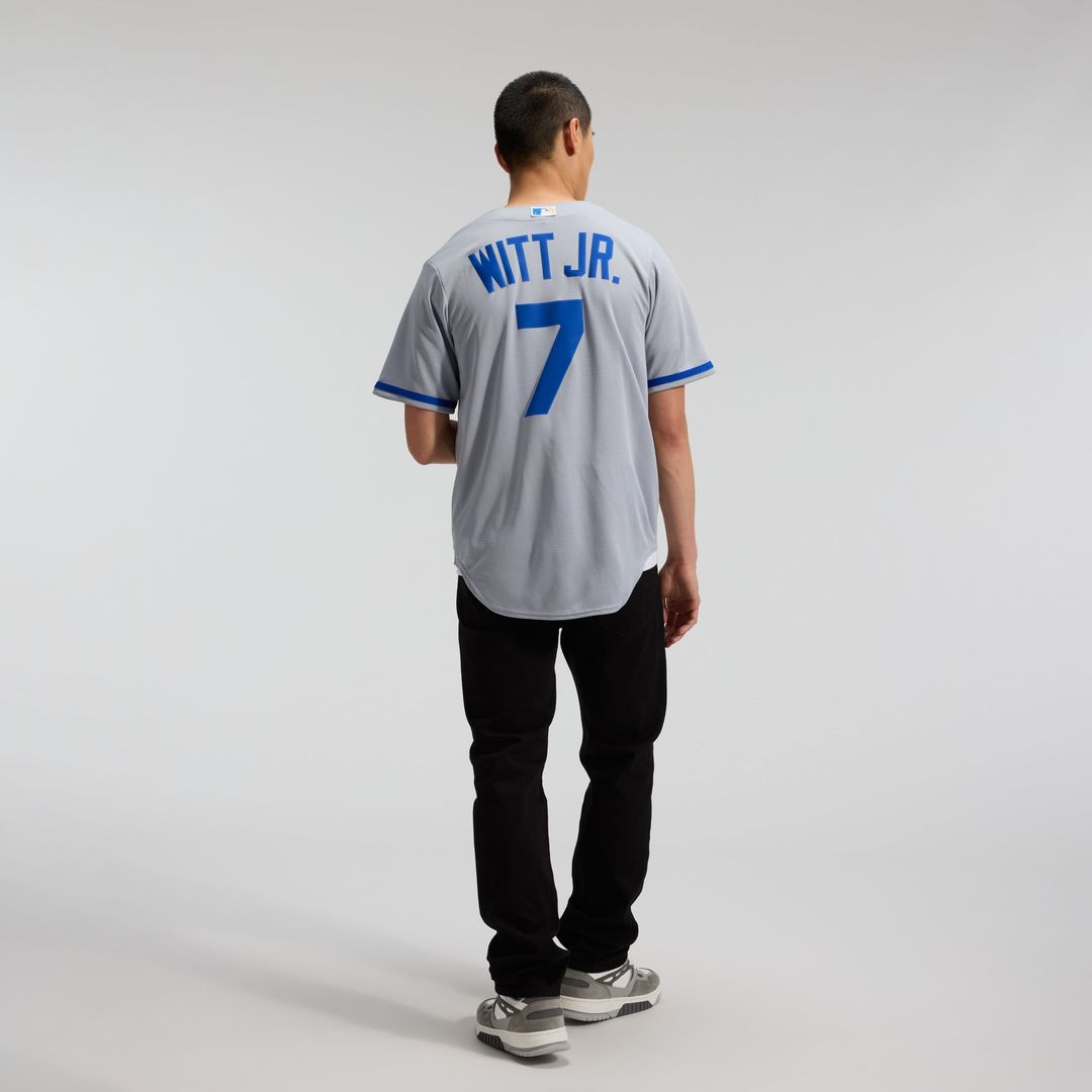 Bobby Witt Jr. Kansas City Royals Road Replica Jersey - Gray