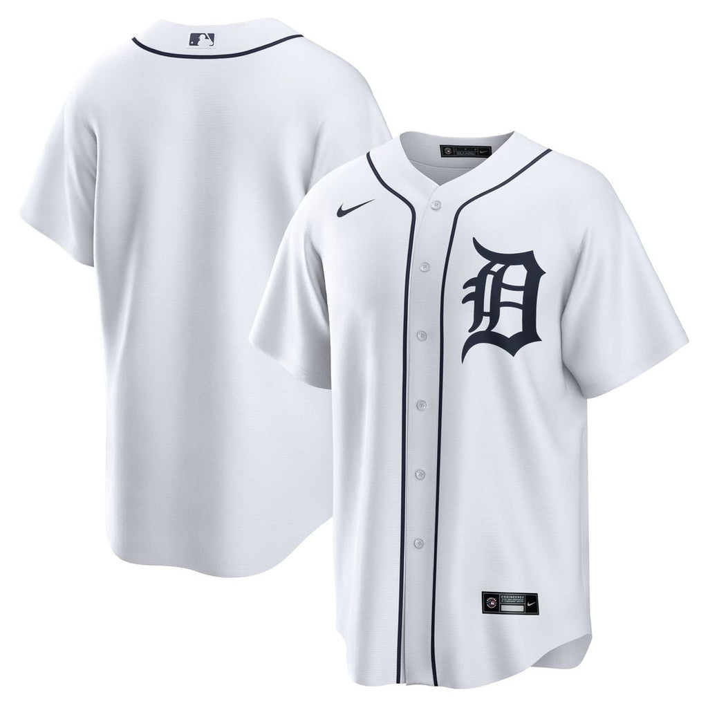 Detroit Tigers Home Replica Team Jersey - White