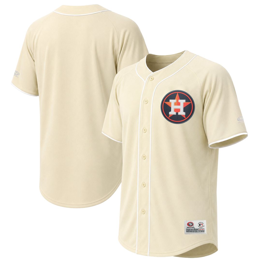 Houston Astros Stitches Fashion Jersey - Cream