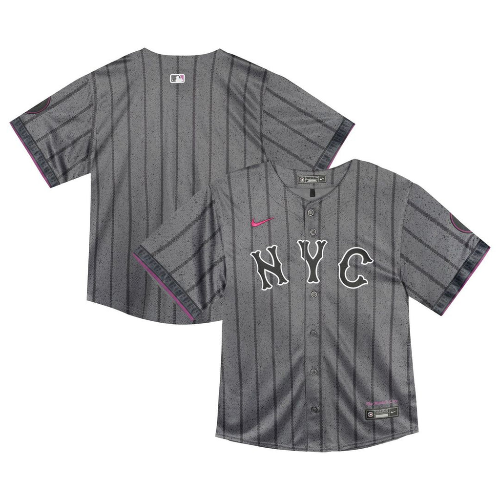 New York Mets Infant 2024 City Connect Limited Jersey - Gray