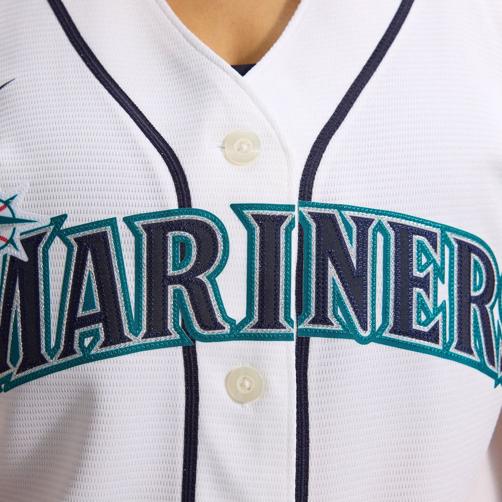 Cal Raleigh Seattle Mariners Women's Home Replica Jersey - White