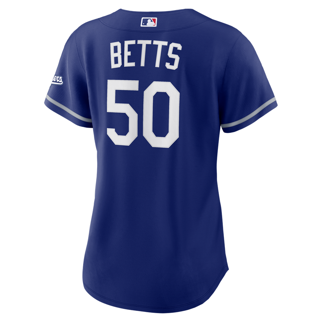 Mookie Betts Los Angeles Dodgers Women's Alternate Stadium Jersey - Royal