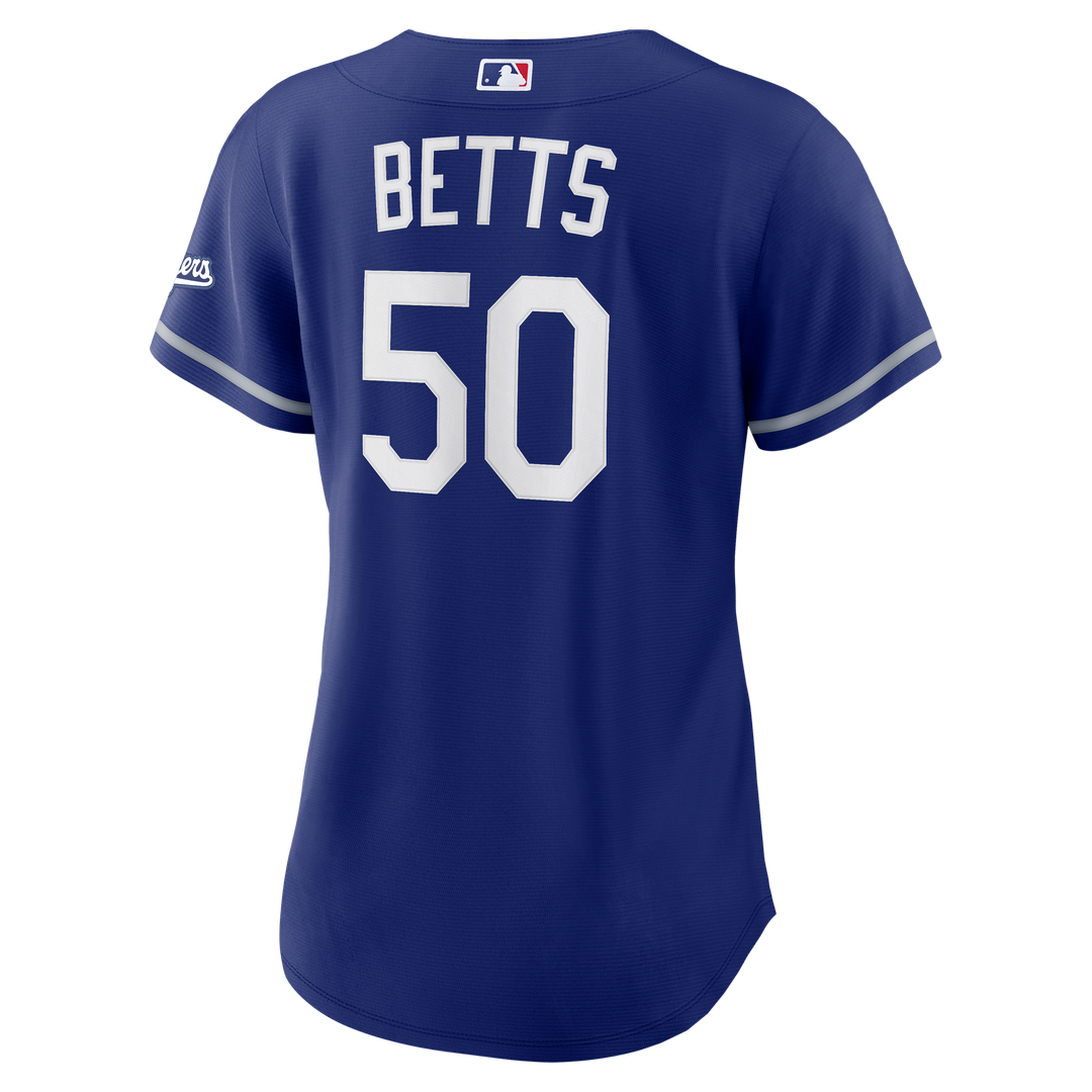 Mookie Betts Los Angeles Dodgers Women's Alternate Stadium Jersey - Royal