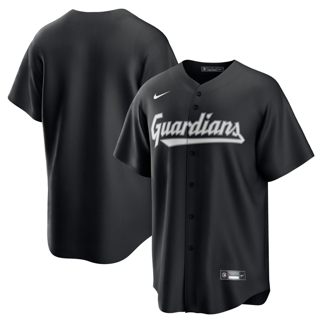 Cleveland Guardians Replica Jersey - Black