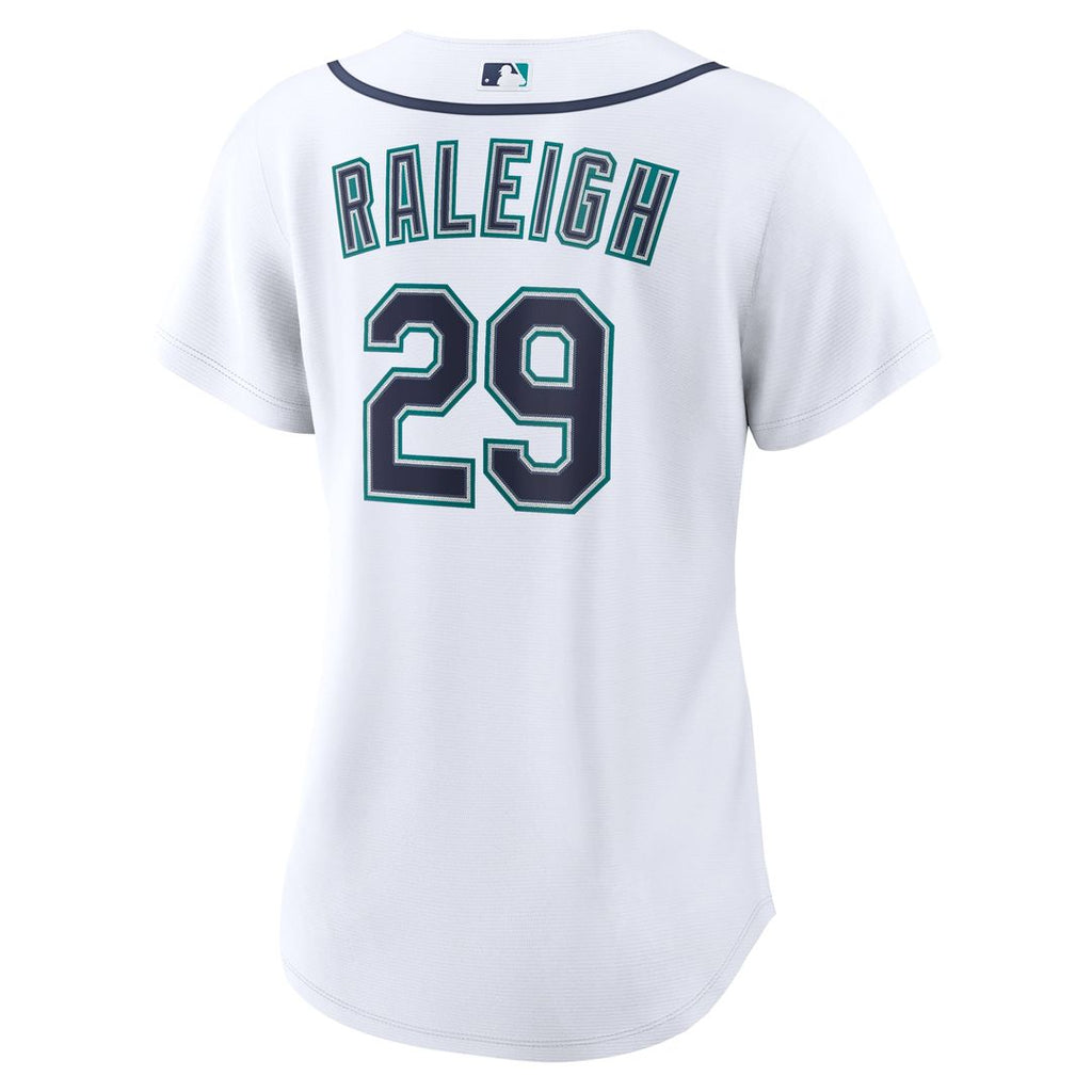 Cal Raleigh Seattle Mariners Women's Home Replica Jersey - White