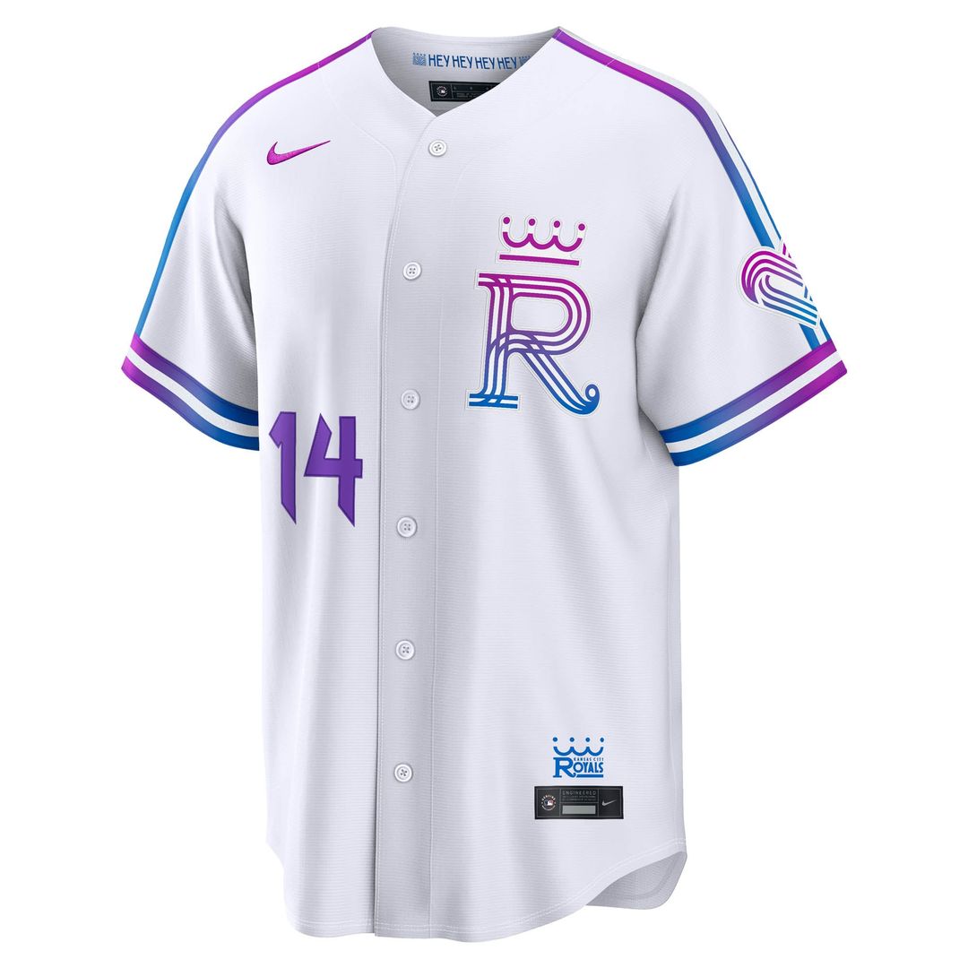 Jac Caglianone Kansas City Royals 2026 City Connect Stadium Jersey - White