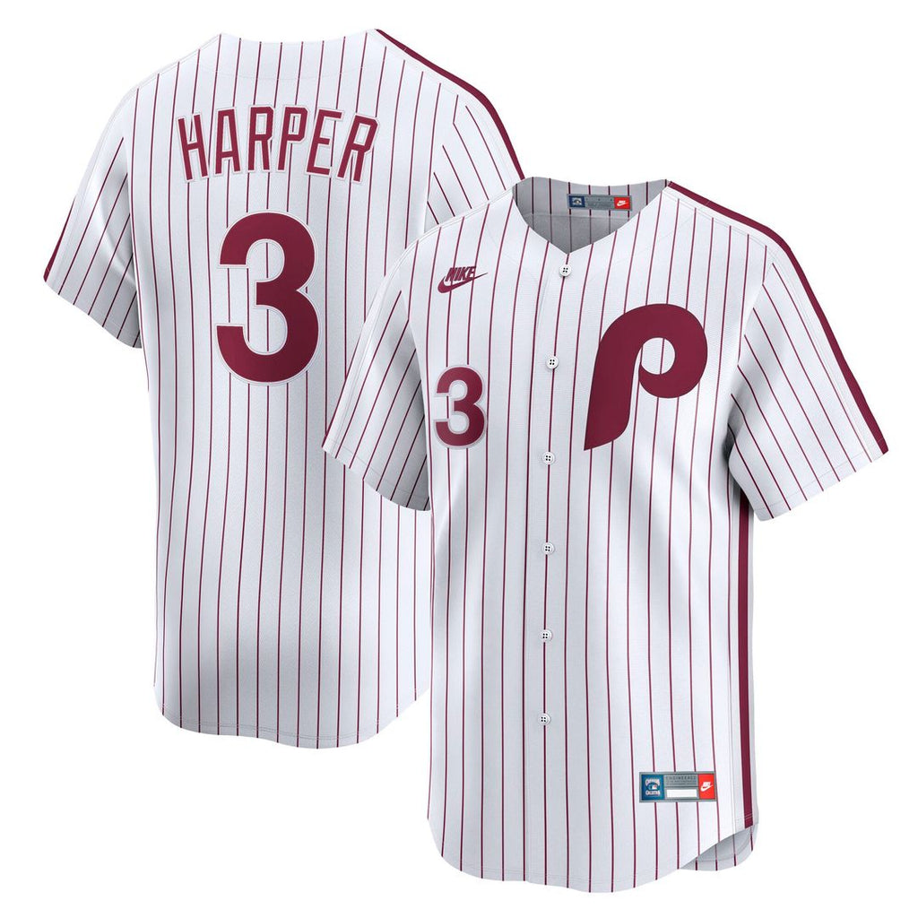 Bryce Harper Philadelphia Phillies Cooperstown Collection Limited Jersey - White