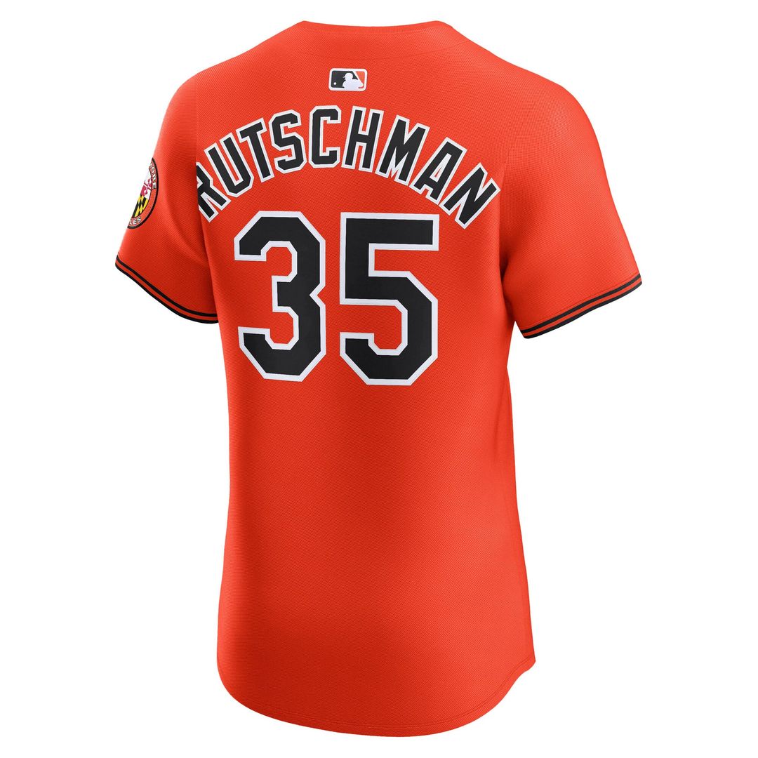 Adley Rutschman Baltimore Orioles Alternate 2 Elite Jersey - Orange