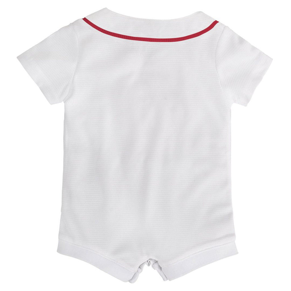 Boston Red Sox Newborn Home Replica Romper Jersey - White