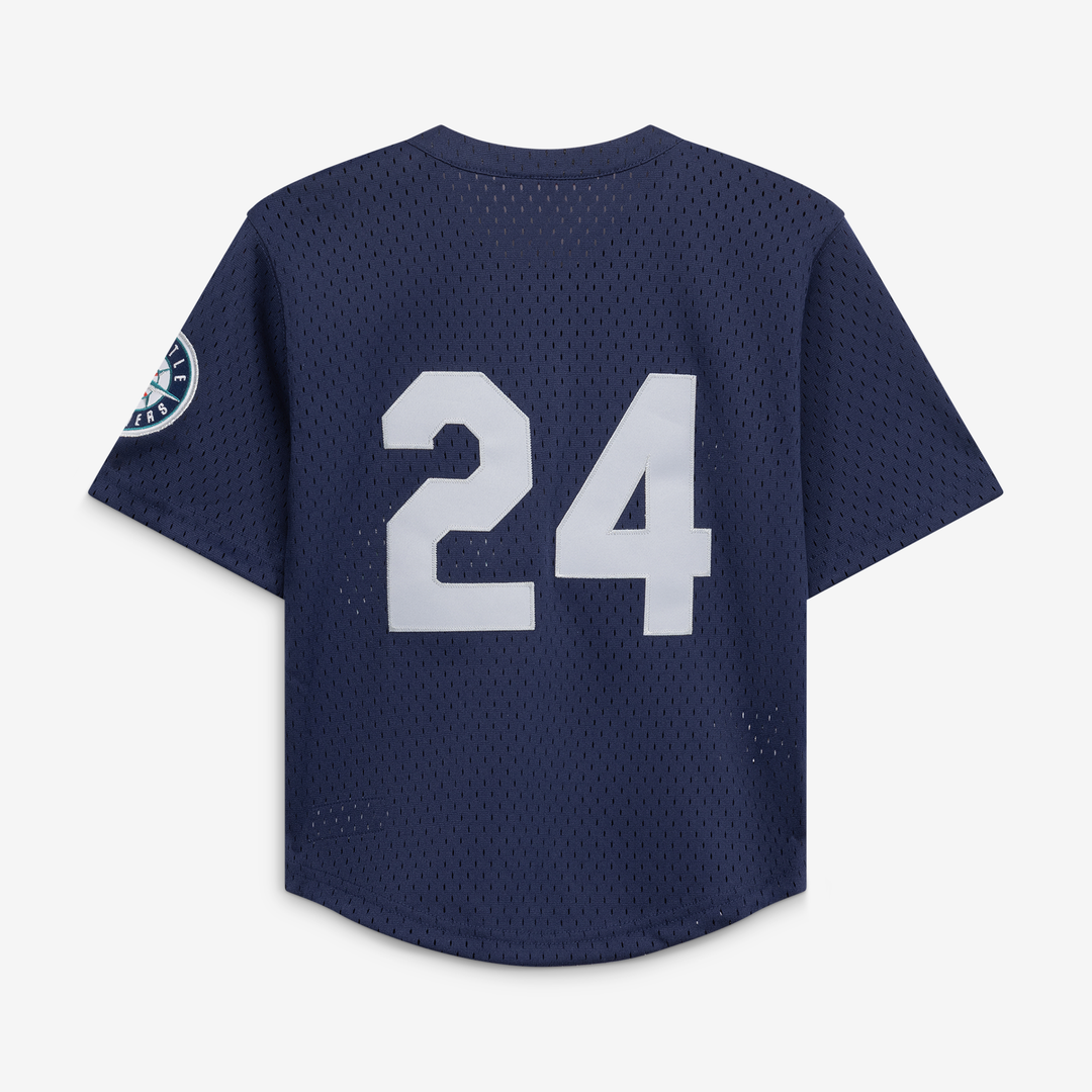 Ken Griffey Jr. Seattle Mariners Preschool Cooperstown Collection Mesh Batting Practice Jersey - Navy