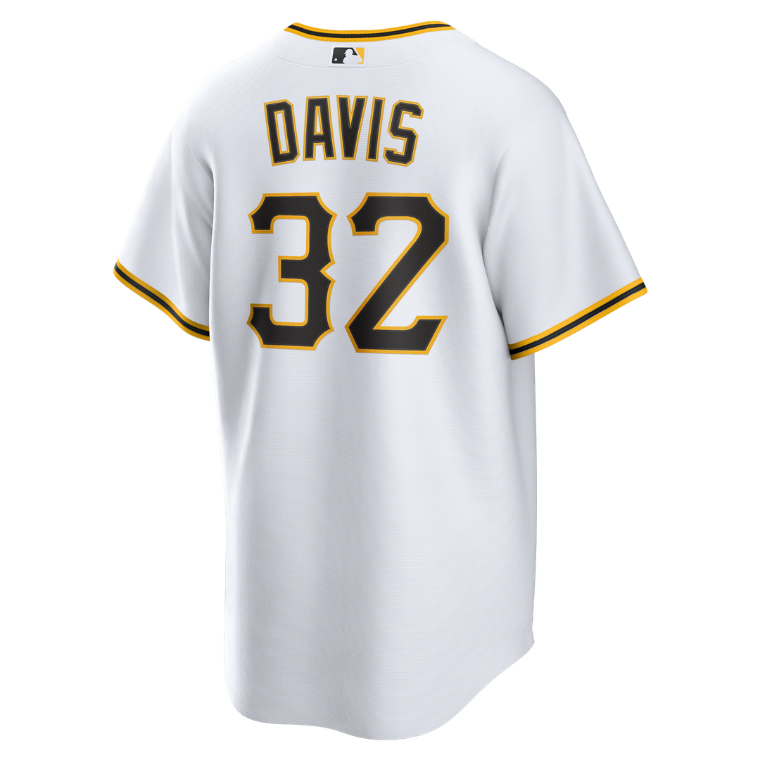 Henry Davis Pittsburgh Pirates Home Replica Jersey - White