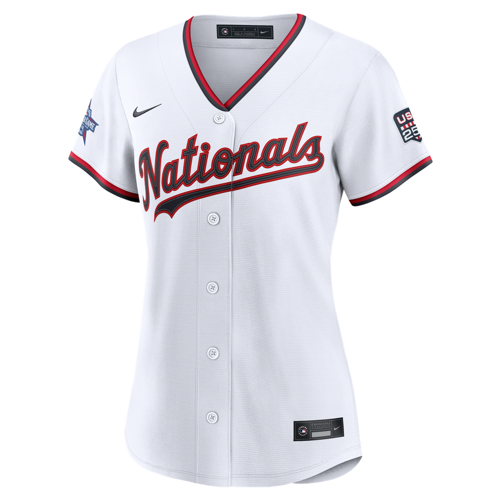 2026 All - Star Game Women's Washington Nationals James Wood White Replica Jersey
