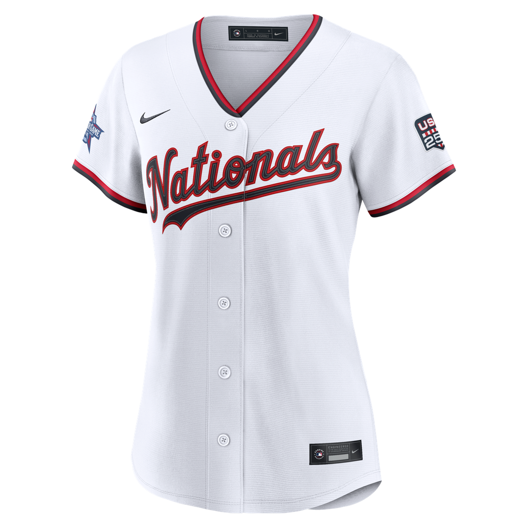 2026 All - Star Game Women's Washington Nationals James Wood White Replica Jersey