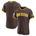 San Diego Padres Road Sponsor Patch Authentic Jersey - Brown