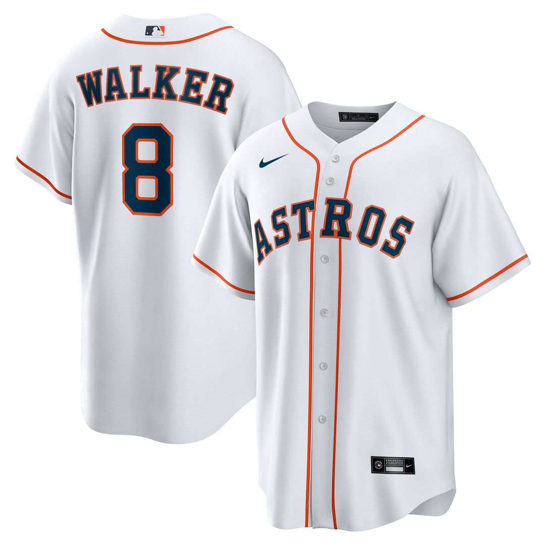 Christian Walker Houston Astros Home Replica Jersey - White