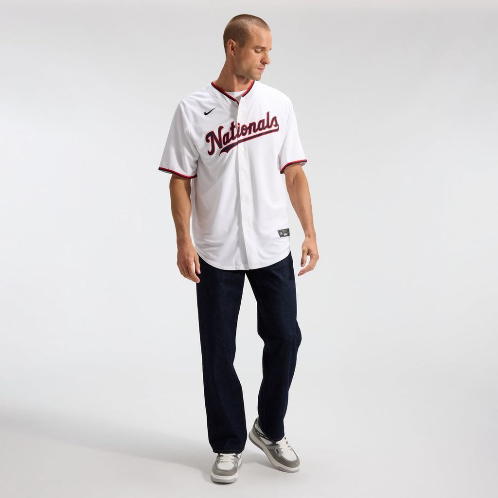 CJ Abrams Washington Nationals Home Replica Jersey - White