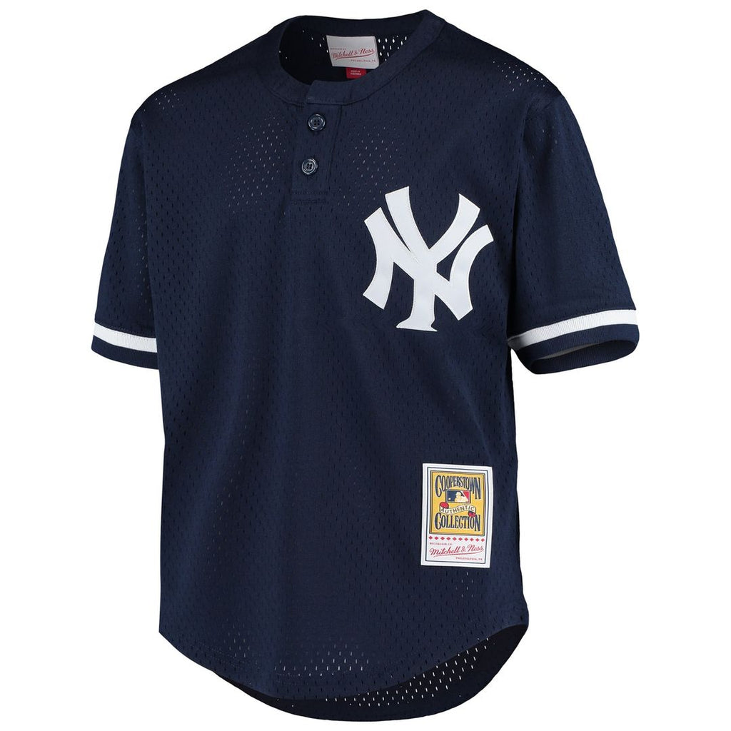 Derek Jeter New York Yankees Youth Cooperstown Collection Mesh Batting Practice Jersey - Navy