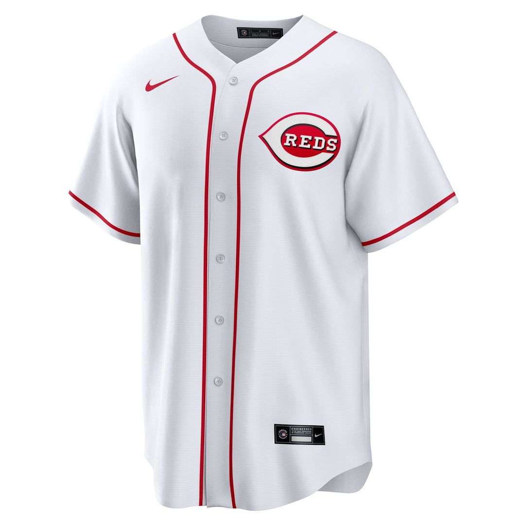 Cincinnati Reds #1 Dad Home Replica Jersey - White