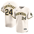 William Contreras Milwaukee Brewers Home Limited Player Jersey - Cream