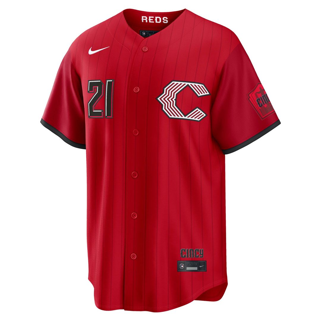 Hunter Greene Cincinnati Reds 2026 City Connect Stadium Jersey - Red