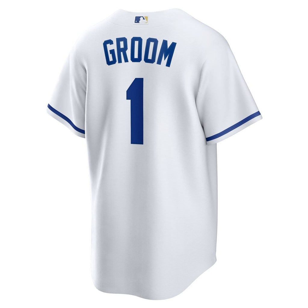 Kansas City Royals #1 Groom Home Replica Jersey - White