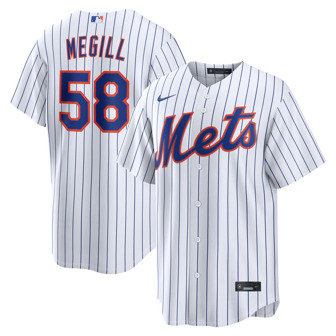 Tylor Megill New York Mets Home Replica Jersey - White