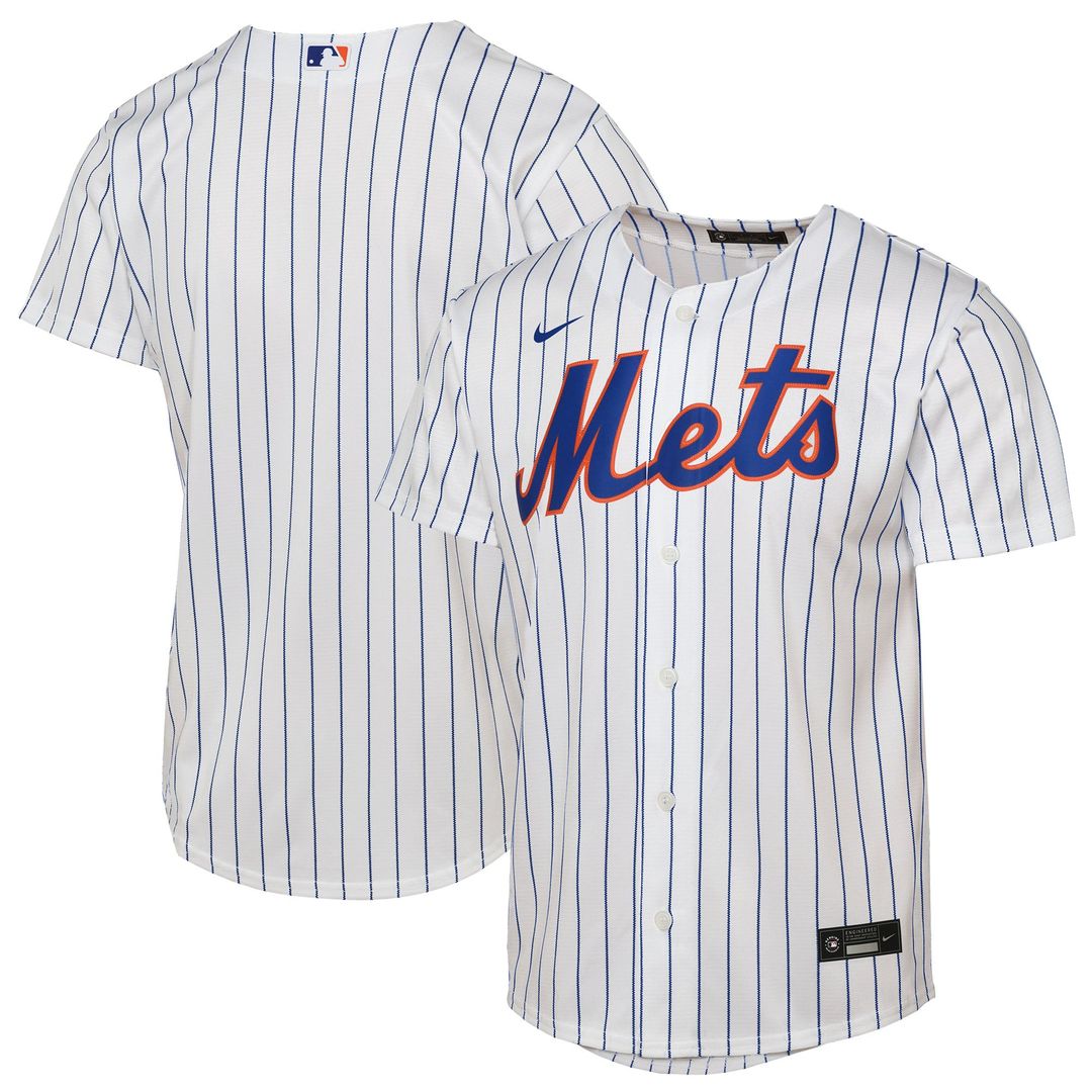 New York Mets Youth Home Replica Jersey - White