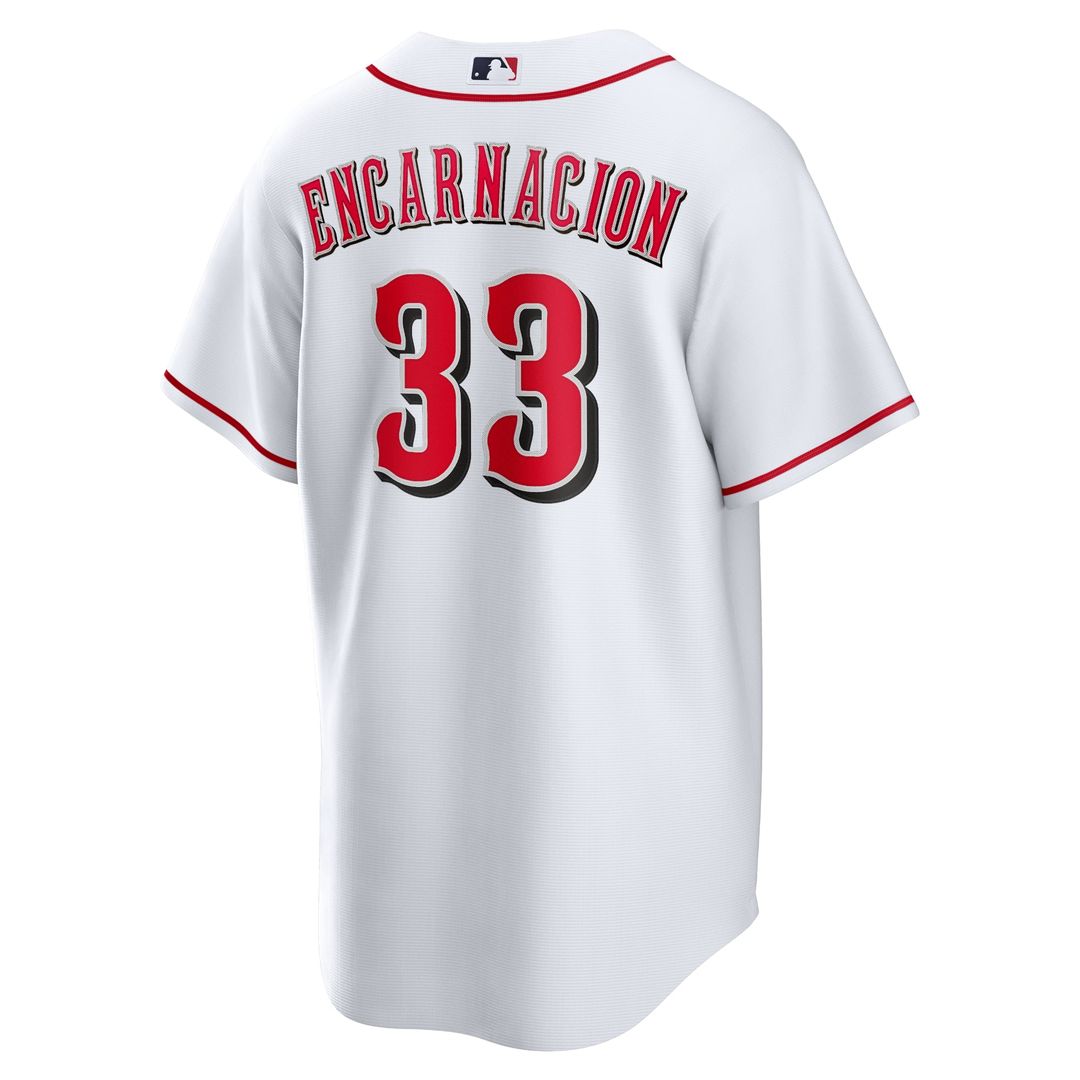 Christian Encarnacion - Strand Cincinnati Reds Home Replica Jersey - White