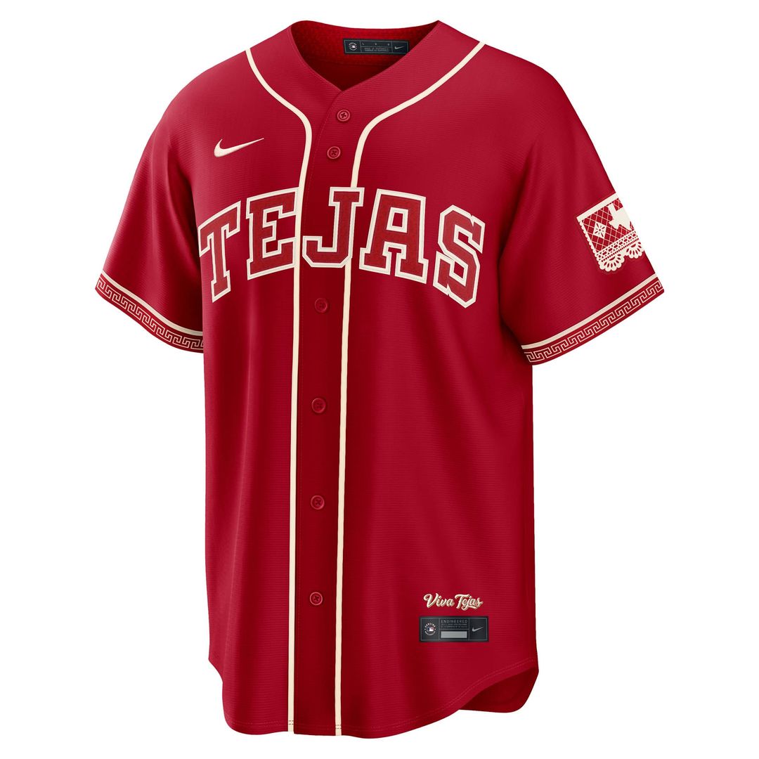 Nathan Eovaldi Texas Rangers 2026 City Connect Stadium Jersey - Red