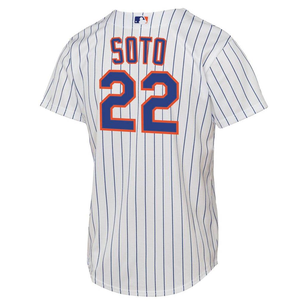 Juan Soto New York Mets Youth Home Replica Jersey - White
