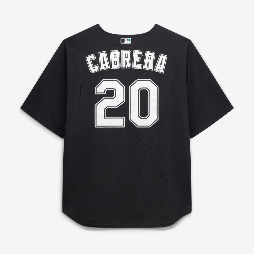 Miguel Cabrera Miami Marlins Big & Tall Cooperstown Mesh Batting Practice Jersey - Black