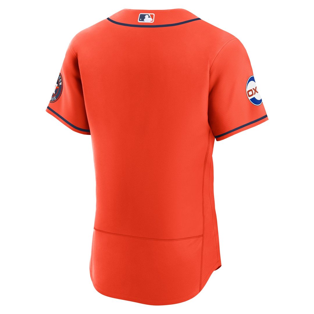 Houston Astros Alternate Sponsor Patch Authentic Jersey - Orange