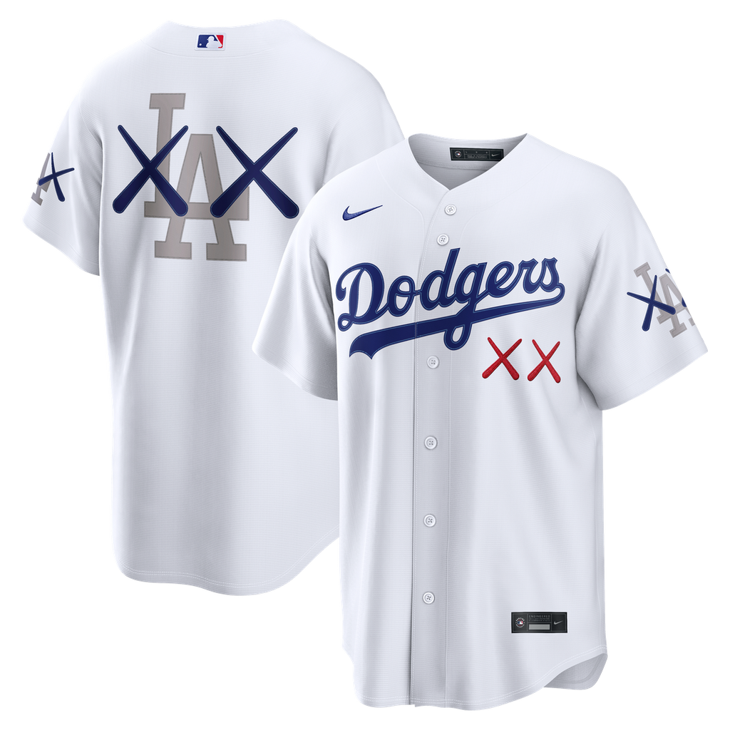 Los Angeles Dodgers x KAWS Stadium Jersey - White