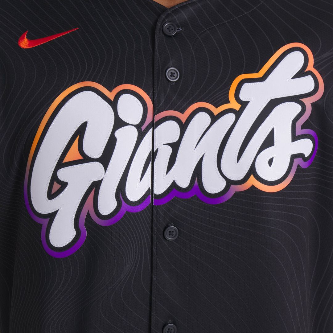 San Francisco Giants 2025 City Connect Limited Jersey - Anthracite