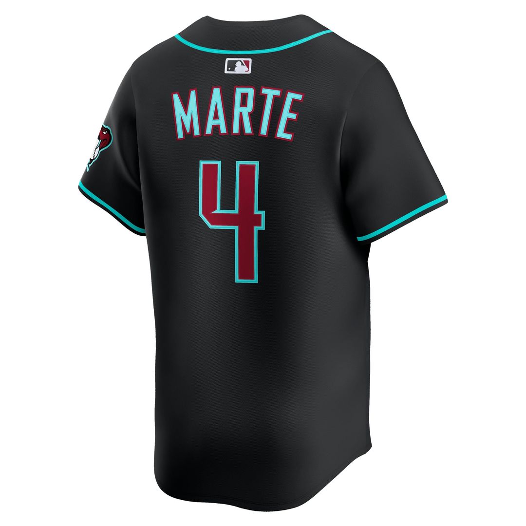 Ketel Marte Arizona Diamondbacks Alternate Limited Jersey - Black