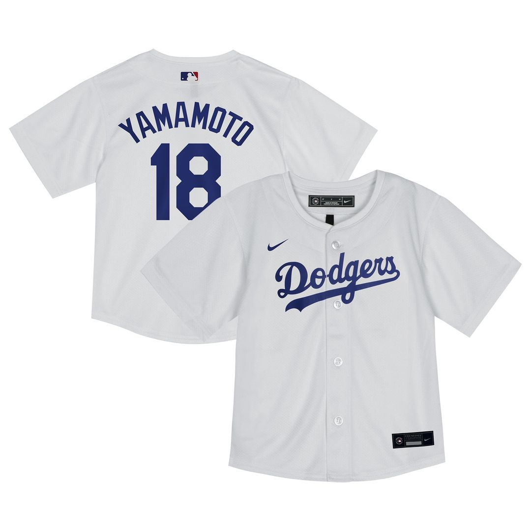 Yoshinobu Yamamoto Los Angeles Dodgers Toddler Home Replica Jersey - White