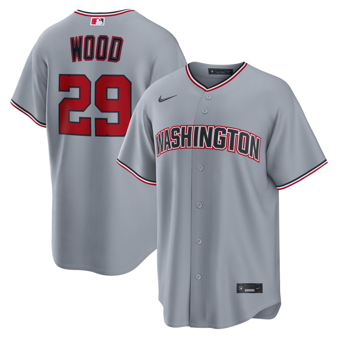 James Wood Washington Nationals Alternate Replica Jersey - Navy