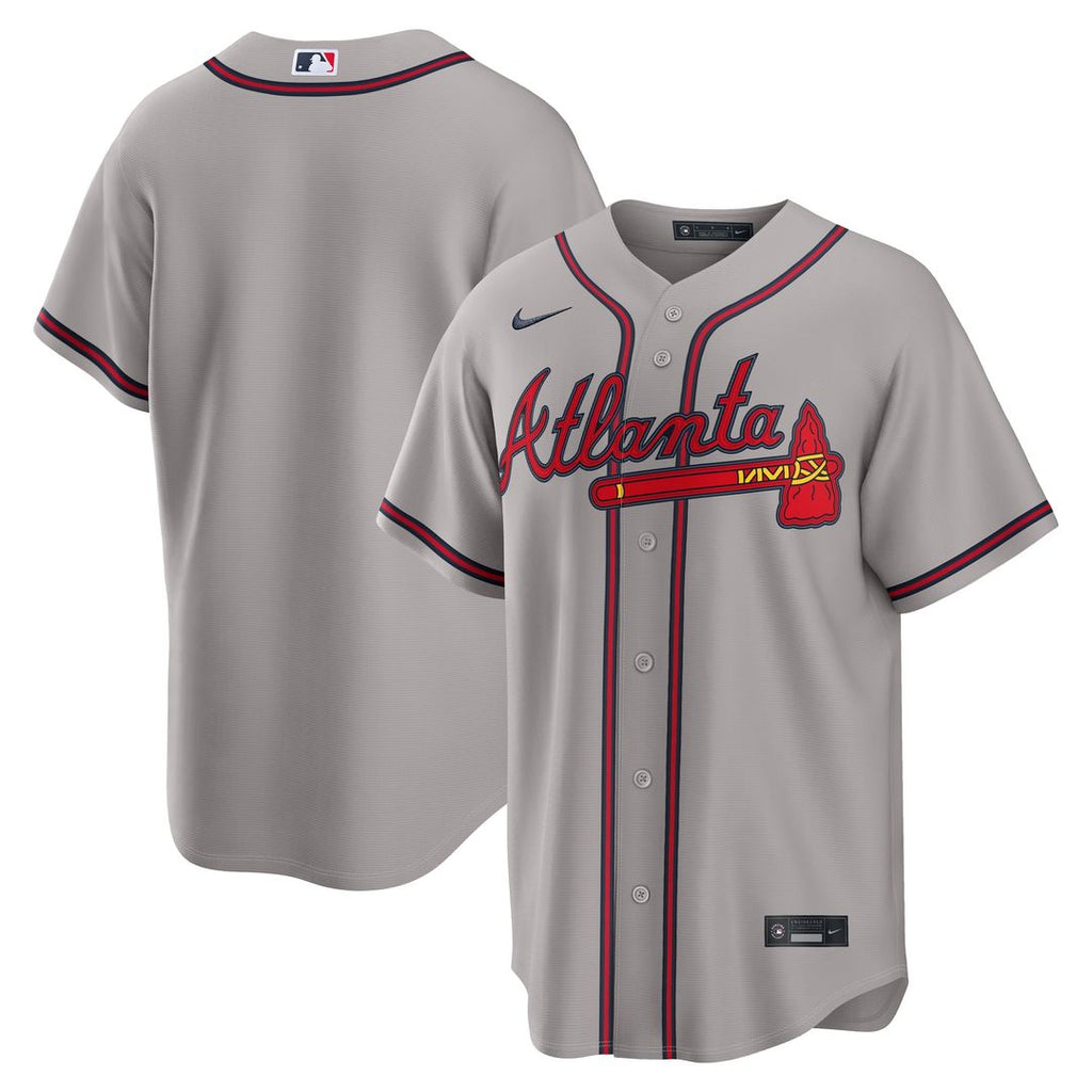 Atlanta Braves Road Replica Jersey - Gray