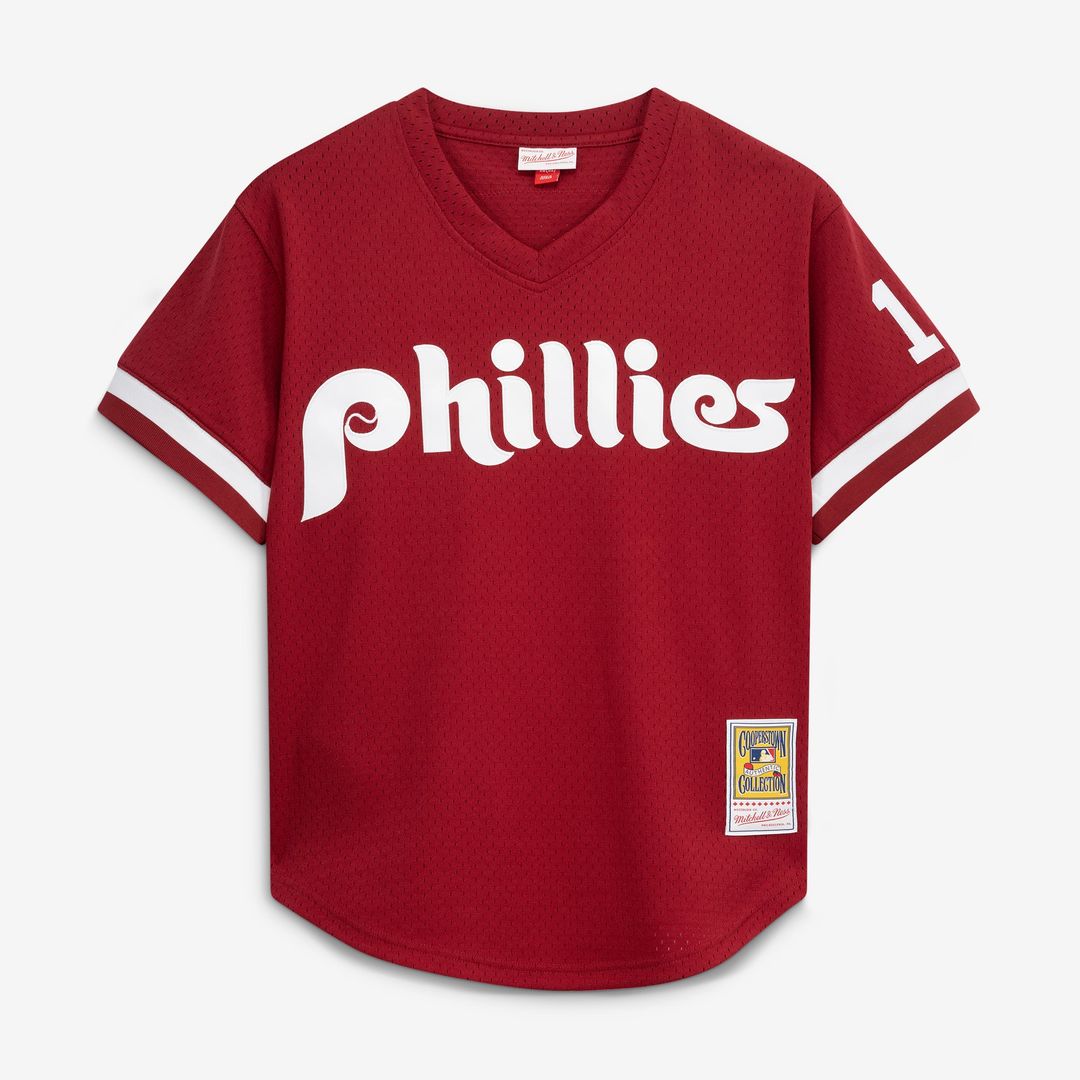Darren Daulton Philadelphia Phillies Authentic Batting Practice Jersey - Scarlet