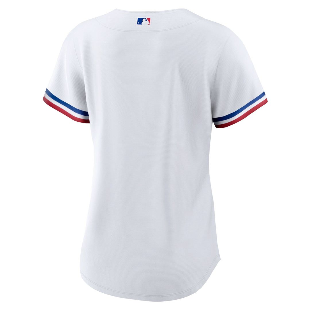 Texas Rangers Women's Home Limited Jersey - White