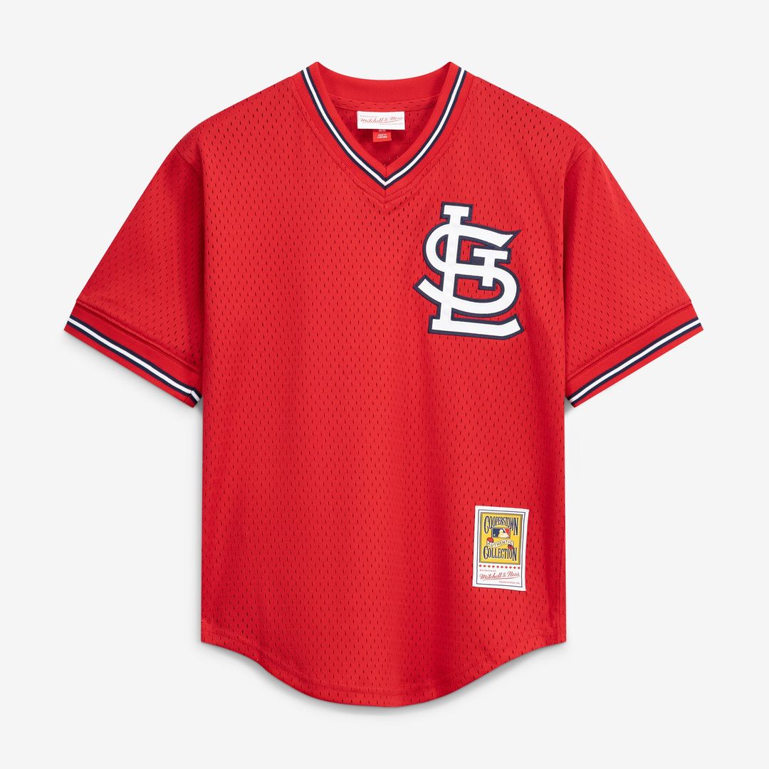 Ozzie Smith St. Louis Cardinals Authentic Batting Practice Jersey - Scarlet